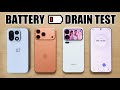 ONEPLUS 15 vs iPhone 17 Pro Max vs Xiaomi 17 Pro Max - BATTERY DRAIN TEST!