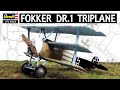 Revell 1/72 Scale Fokker Dr 1 Triplane- Full Build Video