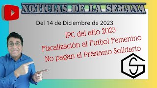 NOTICIAS DE LA SEMANA (14-11-2023) IPC año 2023 - Farmacias - Software DDJJ y más screenshot 3