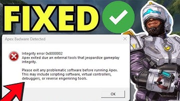How to Fix Apex legends Badware Error code 0x8000002