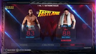 Samoa Joe vs Big Cass LWL Intercontinental Extreme Rules Match|WWE 2K18