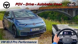 Volkswagen ID.3 Pro Performance *58kWh* - German Autobahn | POV - Test - Review