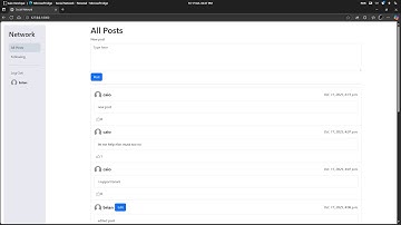 Project 4: Network | CS50’s Web Programming