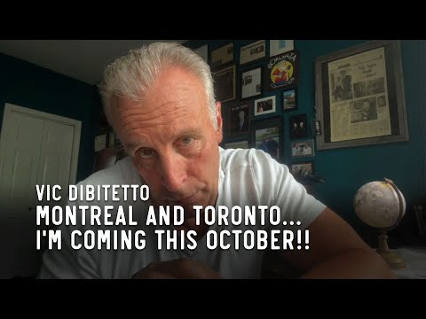 MONTREAL AND TORONTO...I'm coming this October!!