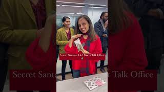 Secret Santa shenanigans at the office - wrapping up surprises and spreading the holiday cheer!