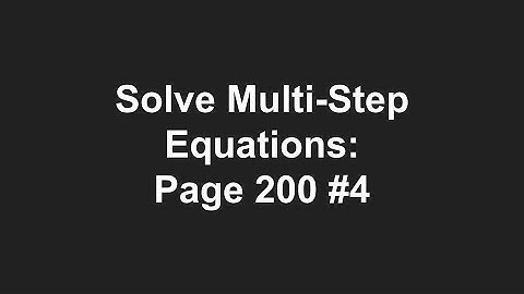 4.2 Solve Multi-Step Equations MPM1D1 m26