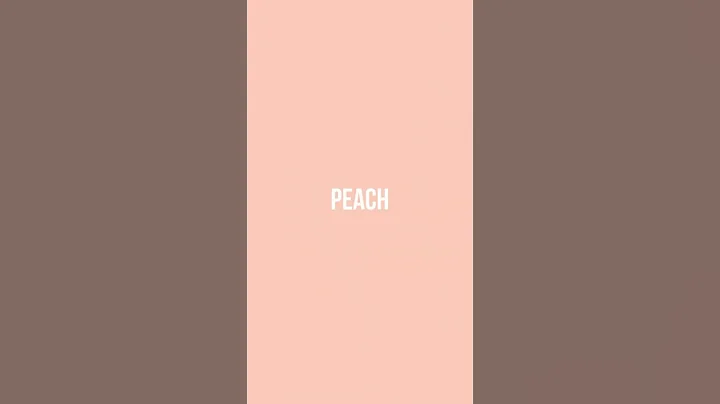 Peach Color Combo #styletips #colorpalette #aiimagery