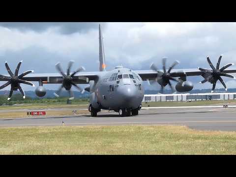 C-130 Jumper demo, with melissa burns, and Kyle Fowler stunt show