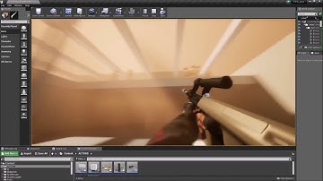Early FPS animation tests in Unreal Engine 4