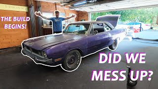 First Time Opening My 1970 Dodge Dart Swinger Barn Find – What’s Inside?