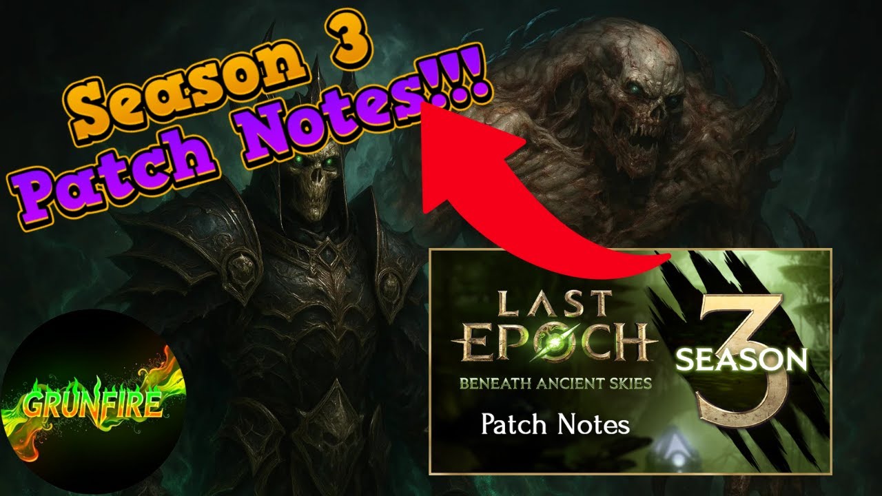 Massive Acolyte Overhaul! Necromancer & Lich Buffs – Last Epoch Season 3 Patch Notes