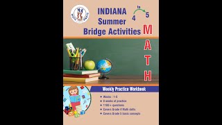 Master Grades 4–5: Indiana ILEARN Summer Math Bridge Workbook – 8 Weeks of Practice & Test Prep