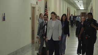 Epstein associate arrives for House Oversight Committee meeting
