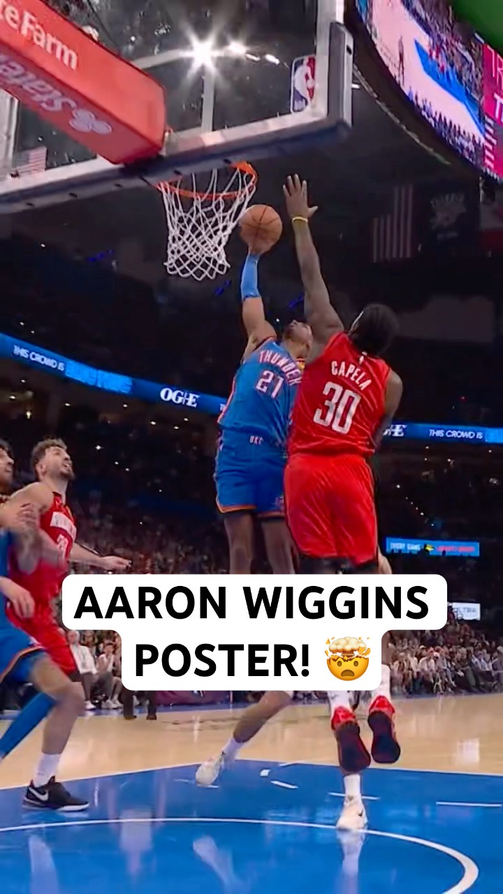 Aaron Wiggins gets bouncy! - YouTube