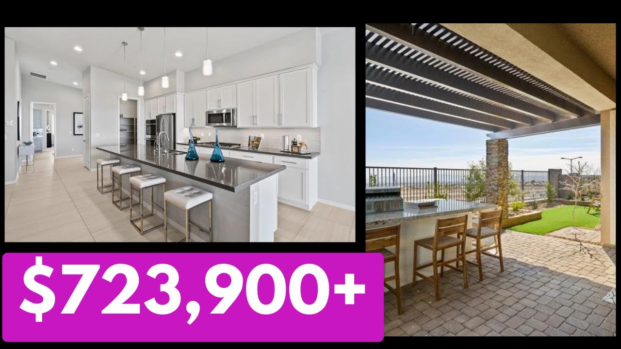 Summerlin Las Vegas Single Story Home by Taylor Morrison Savannah Lilac Model