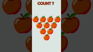 COUNT THE APPLES #kidschannel #kidsvideo #school #viralshorts