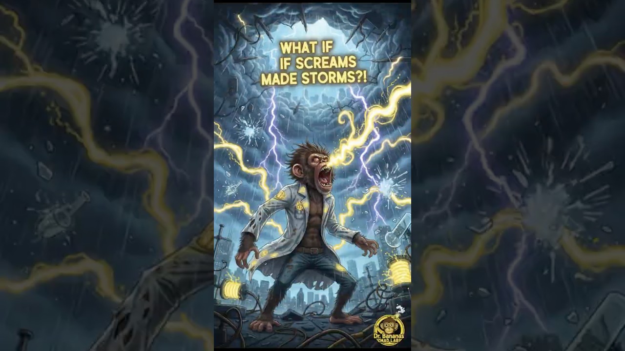 The Scream That Shook the Sky — Dr. Bananas’ Weather Experiment Gone Wrong!