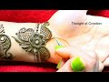 Arabic Mehndi Design -Unique and New  |Thought of Creation