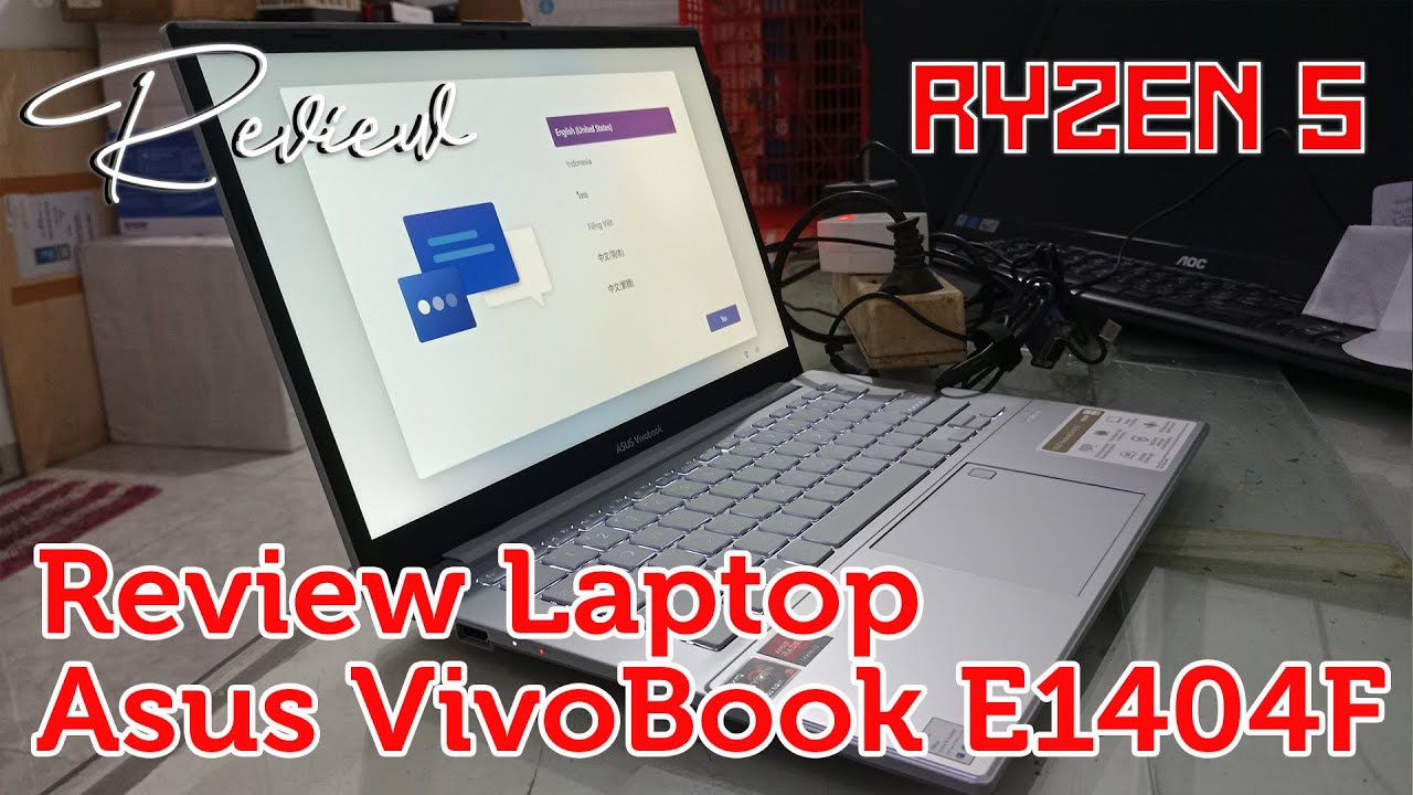 Review Laptop Asus VivoBook E1404F Ryzen 5 - YouTube