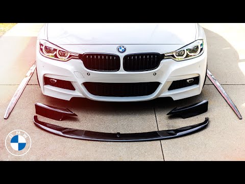 How to Install a Front Lip + Side Skirt Extensions | BMW F30