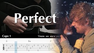 Perfect - Ed Sheeran Fingerstyle Guitar Easy