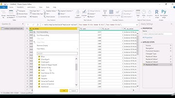 Power Query Editor - Part 4: Data Standardization