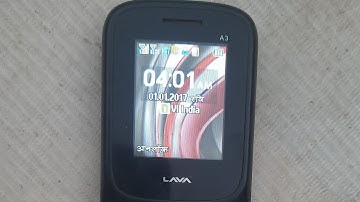 Lava A3 display light solution ###2022