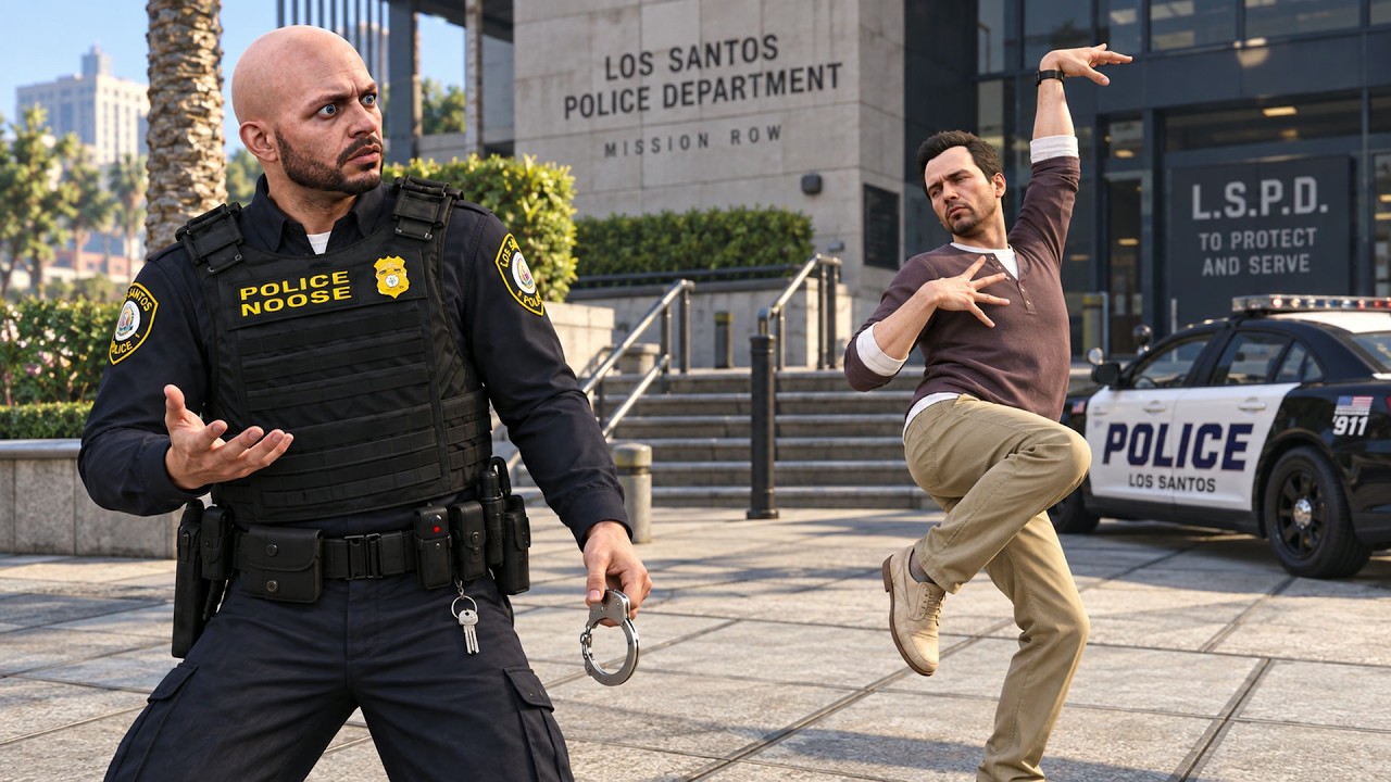 I Arrested an NPC, Then Made Him Dance | GTA 5 NPCs Can Talk