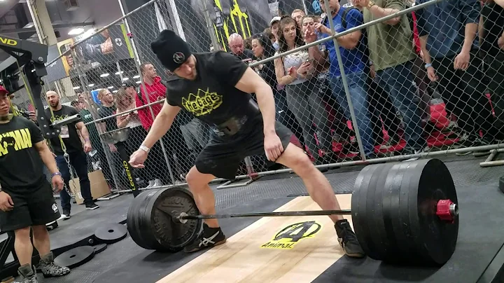 Vincent Pachuta 765 lbs hook grip deadlift in the ...