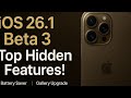 🔥 iOS 26.1 Beta 3 – 5 Hidden Features You Must Try Now! 🔥(Clean Energy,  call History & More!)