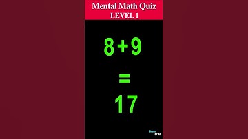 Mental Math Quiz I Mental Arithmetic - Basic Mental MathsI
