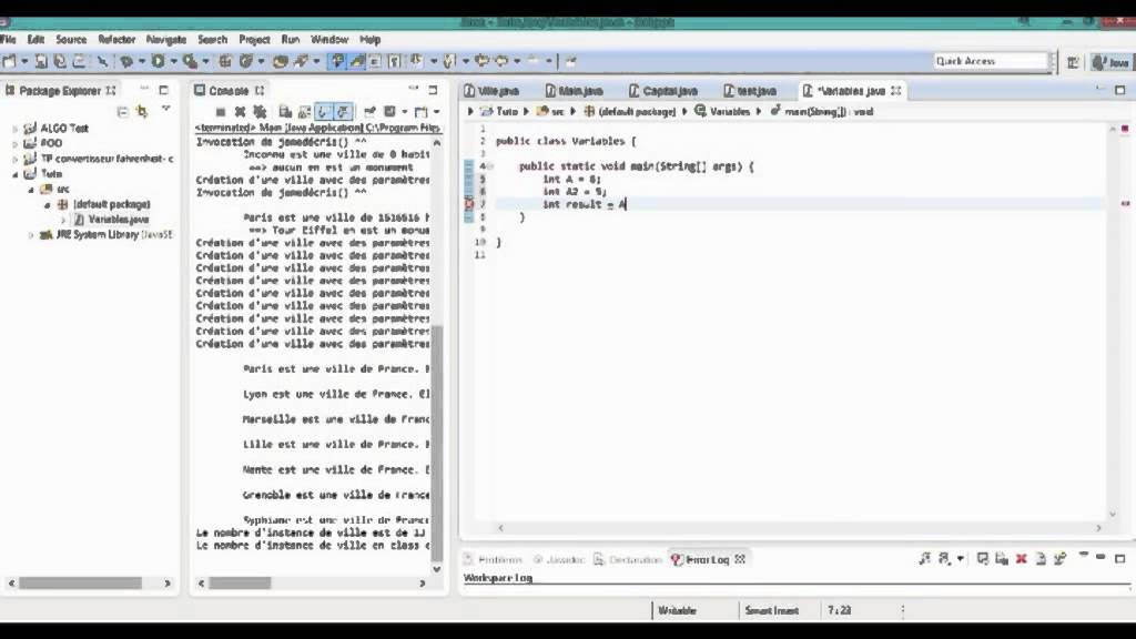 Tuto java 1 - YouTube
