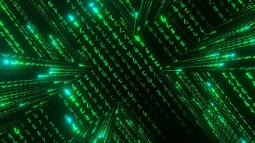 The matrix Resurrections, Create Decrypting Matrix Text Effect in Blender 2.93 Result