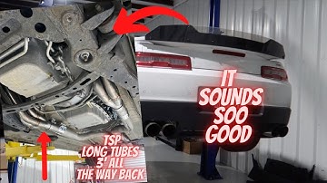 TEXAS SPEED LONG TUBE HEADERS 1 7/8 ON MY 2015 CAMARO 2SS ( IT SOUNDS INSANE ) **MUST WATCH**
