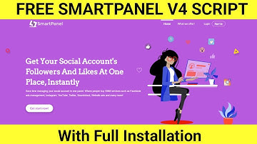 Free Smartpanel v4 Script | Smartpanel V4 | Smart Smm Panel Script Free Download