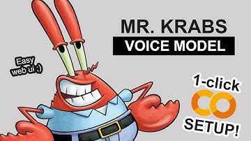 Mr. Krabs AI Voice Model - RVC 1-CLICK Google Colab Setup