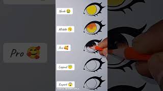 Eye Drawing Challenges - Which one are you_ #art #drawing #shorts