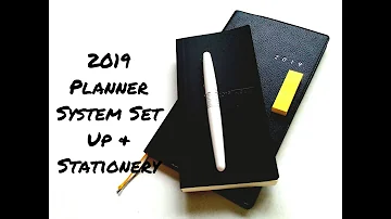 2019 Planner System & Stationery