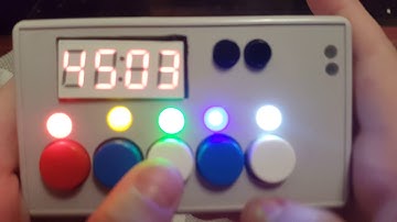 Simon Says advanced 5 buttons Arduino Game Stm32f103c