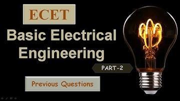 2. Basic electrical engineering ECET previous questions