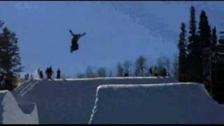 2009 Winter X Games Travis Rice BAILS on a gap