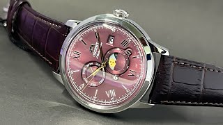 Orient Bambino V9 RA-AK0807R30B Unboxing | Sun & Moon Automatic Dress Watch