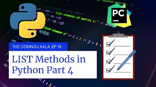 List Methods in Python Part 4| Episode #19|Python Tutorials for Beginners | Reverse and Sort [Hindi]