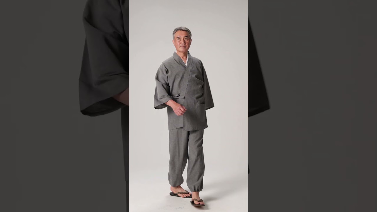 アイスコットン近江ちぢみ作務衣 濃紺 ＜夏向き作務衣＞ | 作務衣