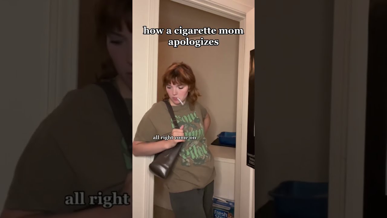 How A Cig Mom Apologizes Relatable Comedian Character Childhood Skit