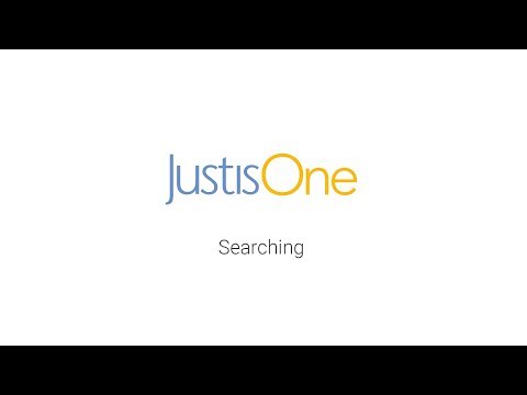 JustisOne Searching