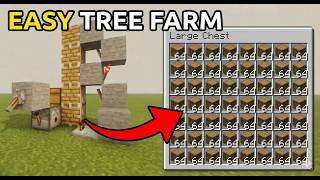 Easy Tree Farm Minecraft 1.21.11