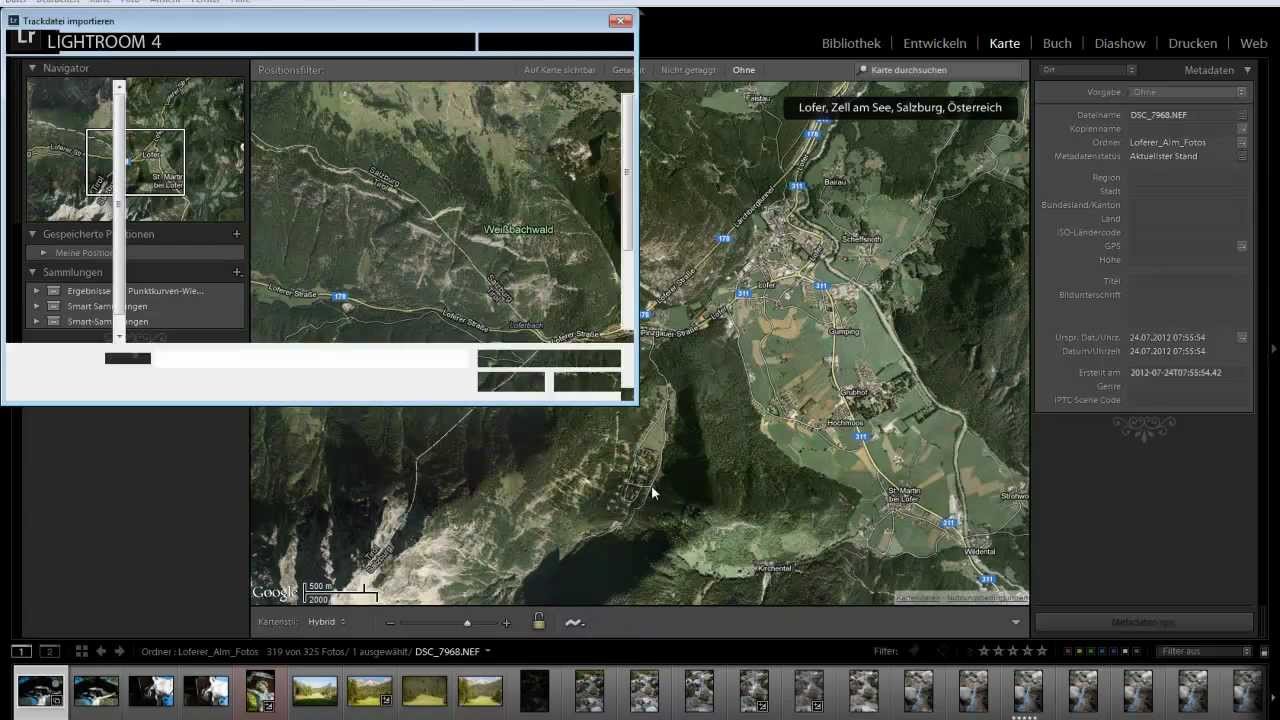 Lightroom - Das Kartenmodul - YouTube
