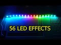 56 LED Effects for WS2812 LED Strip - Arduino Project