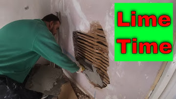 lime plastering lime scud lime scratch coat lime float top coat and lime skim plaster finish full